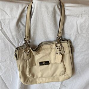 Coach Cream Shoulder Bag